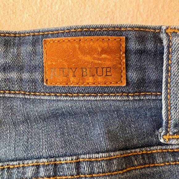 Judy Blue Jeans Dark Wash Straight Fit Stretch Y2K Preppy Classic Size 11/30 - Picture 7 of 12